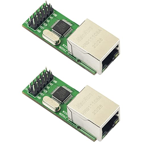 naughtystarts W5500 Chip SPI to LAN Ethernet Converter TCP/IP Module STM32 Microcontroller Program SPI Interface for Arduino… (w5500 (1pcs))