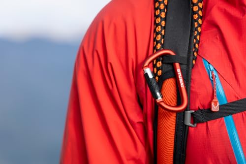 Foto von STUBAI Klettersteig-Set Summit Light Xi1 – leichtes Via Ferrata Set mit Karabinern, elastischen Lastarmen & Bandfalldämpfer – Kletterausrüstung für Klettersteige, Bergsport, Outdoor