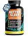 Melatonin Lutschtabletten 120x - leckerer Zitronen-Geschmack - 1mg Melatonin pro Tablette + Magnesium, L-Theanin und Glycin - zuckerfrei gesüßt, 100% vegan - Vorrat für 8 Monate - BETTER SLEEP