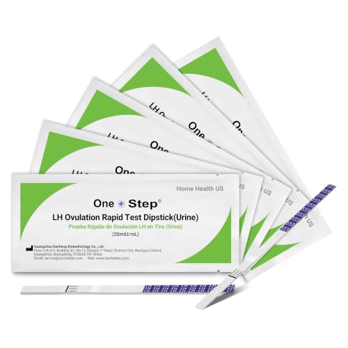 One Step 30 Ovulation Test Strips - 20mIU Fertility & Ovulation Predictor Kit for Women Trying to Conceive - Rapid Accurate Results