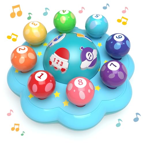 Image of Bilingual Learning Toy for 1-2 Year Old Boy Girl, Light Up Baby Development Toy for 9-12-18 Month, Musical Interactive Educational Toddler Toys Age 1-2, Christmas Birthday Gifts for 1+ Year Old
