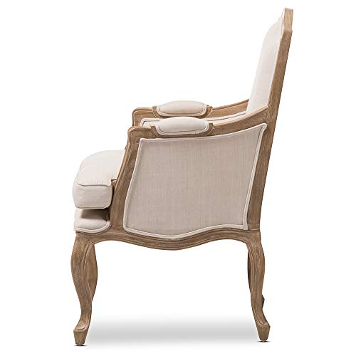 Baxtonstudionivernaisarmchairlargebrown Urban Country Home Decor Baxton studio nivernais armchair large brown urban country home decor