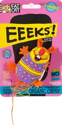 Brinquedo Fatcat Eeeks! Laranja para Gatos Fatcat para Gatos, Laranja