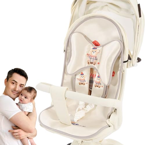 Autositz Cooler-赤ちゃん用のベビーカー冷却枕|赤ちゃんのカーシートのための友達|より快適さと熱保護のために、アイスクリームシルクで作られた通気性のある洗えるジェル枕