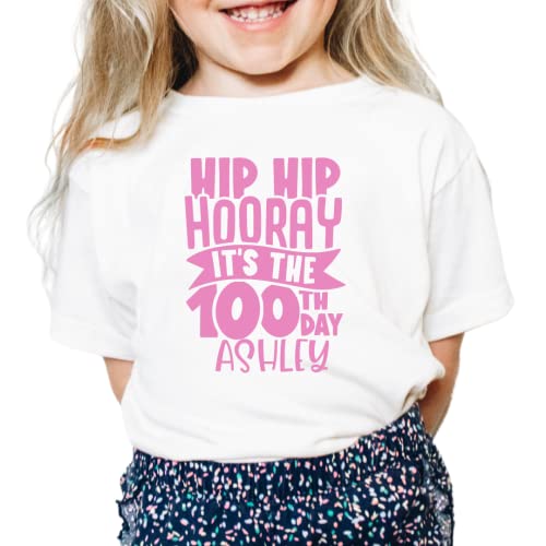 Hip Hop Hooray It's 100 Days Of School Shirt for Kids, Happy 100th Day Of School T-shirt for Boys, Girls, Cute 100 Days Of School Toddler Shirt.