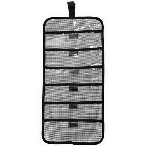 Bolsa para señuelos de trolling en agua salada Sanhu, 20 x 9 pulgadas, Color negro, Paquete de 3 piezas