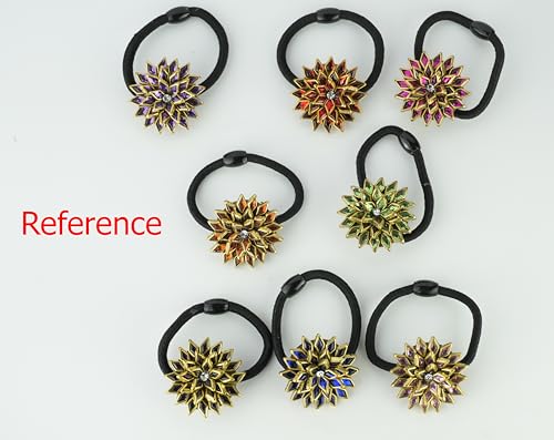 Image of Hair Band Making Materials - Elastic Hair Bands, Lock Connectors & MDF Round Base Discs | DIY Hair Accessories & Complete Making Kit (Multiple Options Available) (20, Hair Band Only)