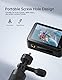 WOLFANG GA400 Action Cam 4K 60FPS Unterwasserkamera WiFi 8M Wasserdicht ohne Gehäuse 3.0 EIS Bildstabilisator Touchscreen Helmkamera (Fernbedienung, 2 x 1350mAh Akkus und Zubehör Kit)
