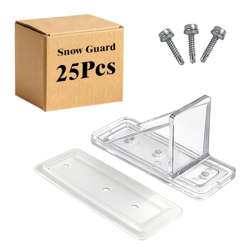 ApxRoufin 25 Pack Snow Guards for Metal Roofs, Snow Stops