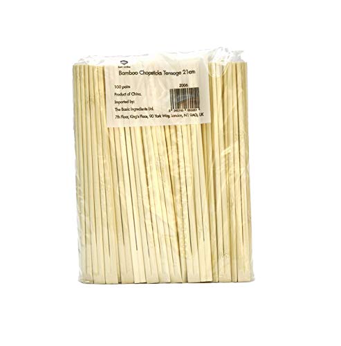 Ken Chiku Palillos De Bambú (Tensoge 21cm - 100 Pares)