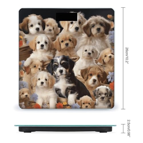 Báscula Digital para Baño con Pantalla LCD y Vidrio Templado miniatura 2