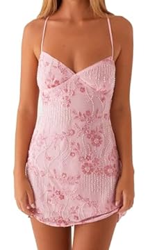 dress with beaded embroidery