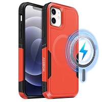 MOBESV MagSafe Hülle Für IPhone 12/12 Pro – Mattes Seeblau, Stoßfest, Mit Magnetring