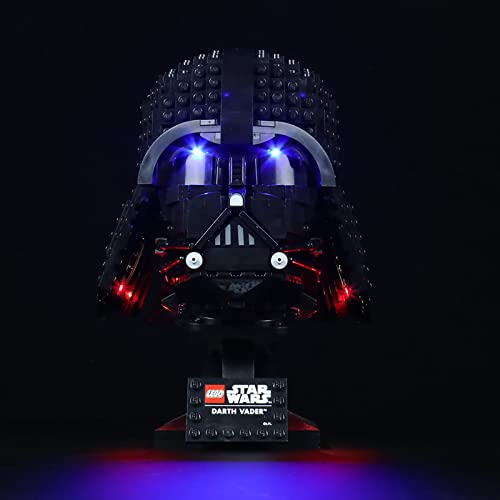 BSSW LED Beleuchtungsset für Lego 75304 Darth-Vader Helm, Kompatibel mit Lego 75304, Lego Set Nicht enthalten (Standard… – Bild 7