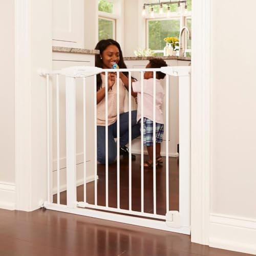 Toddleroo by North States Woodcraft Steel Baby Gate Self