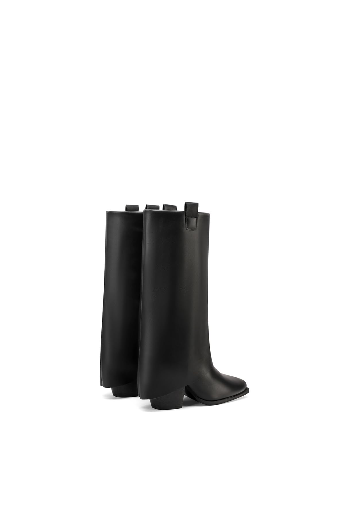 QUEEN HELENA Camperos Stivali Texani a Gambale Largo con Tacco Donna X31-110