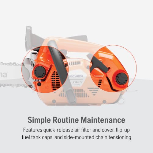 Husqvarna T435 12 in. 35.2cc Top Handle Gas Chainsaw by Husqvarna - Image 9