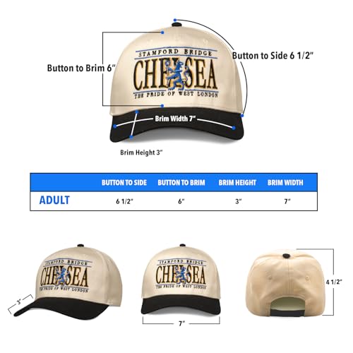Chelsea Hat Snapback para Hombre y Mujer Beige miniatura 6