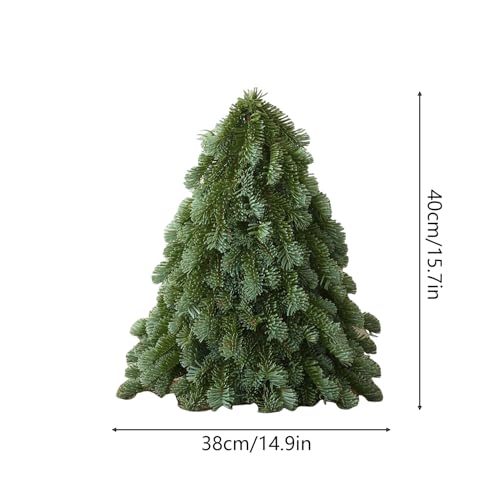Árbol de Navidad pequeño artificial para decorar espacios reducidos sin suciedad 6