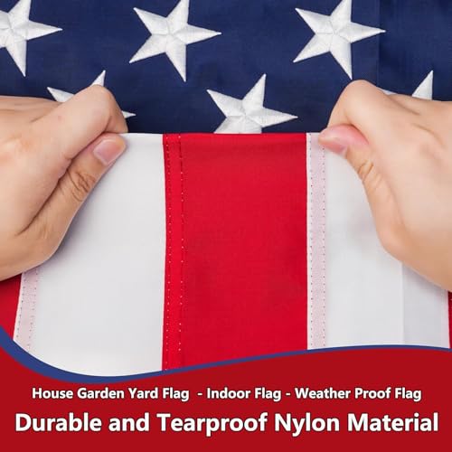 Bandeira americana de nylon 420D, bandeiras americanas para fora 3x5, bandeira dos EUA resistente co