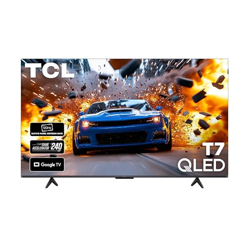 Image of TCL 55 Inch Class T7 Series | 4K QLED HDR | 55T7, 2025 Model | 120HZ Refresh Rate High Brightness Smart Google TV Dolby Atmos Audio | Voice Remote Alexa Gaming Streaming Television