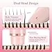 Bikini Trimmer for Women, 2 in 1 Dual Head Womens Electric Shaver, IPX7 Waterproof Electric Razors for Women Pubic Hair, Painless Hair Removal for Face, Body & Intimate Areas (Pink)