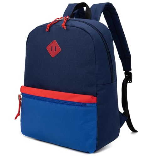 Kids Backpack for Boys, Kindergarten Backpack for Toddler Boys 3-6, Elementary School Bookbag, Blue