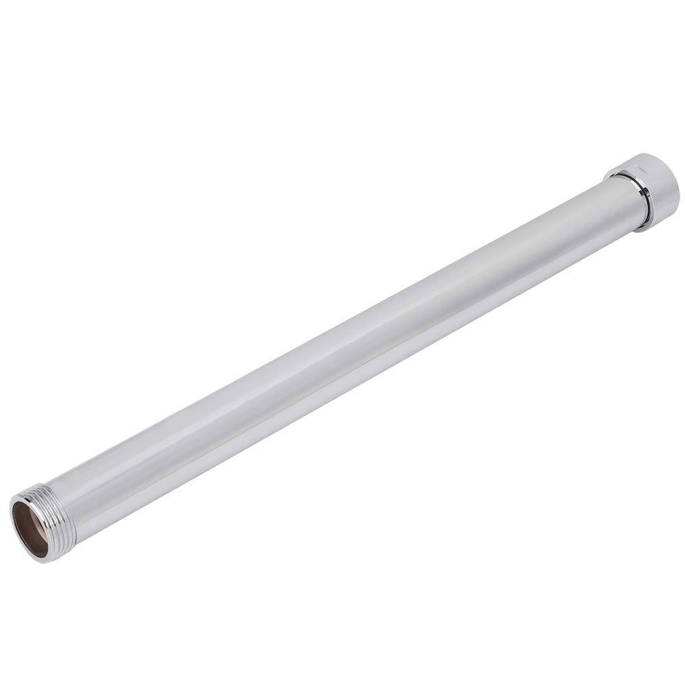 Tubo de Extensión de Ducha 25 mm de Diámetro, Galvanoplastia de Cobre, Ajuste de Altura, Fácil de Instalar, 100% Nuevo, Plateado, 1 Unidad