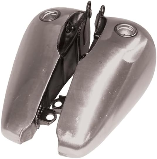 5 GALLON FLATSIDE FAT BOB FUEL SPLIT GAS TANK EVO 1984-1999 HARLEY SOFTAIL