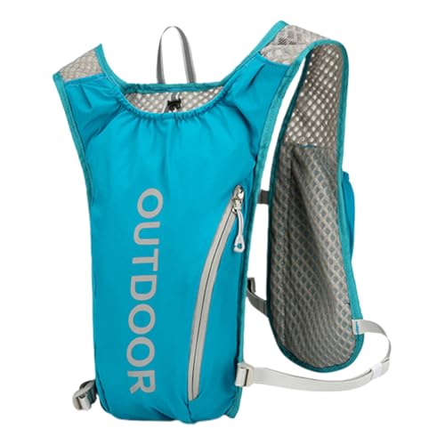 Mochila del paquete de hidratación, mochila de hidratación, mochila de hidratación de senderismo 5L – tiras reflectantes, accesorios de ocio al aire libre ligeros para correr, camping,