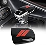 ZHWY Carbon Fiber Gear Shift Knob for Charger Accessories Challenger 2015-2022 / Dodge Challenger Charger 2016-2023 Durango Accessories (Black)