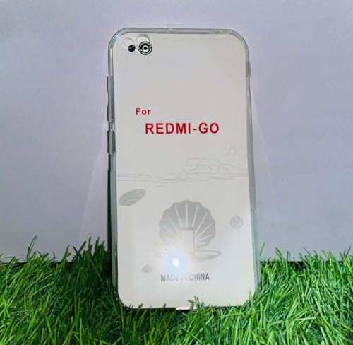 Image of COVERBLACK Soft Rubber Back Cover Compatible Model for MI Redmi Go - Transparent