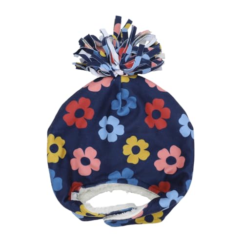 Little Me Fleece Lined Floral Infant/Toddler Pilot Cap and Mittens Set4