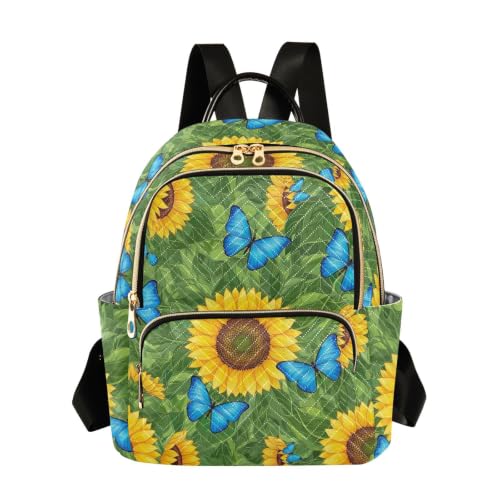 Sac à dos bleu tournesol compact pour en finir avec le désordre