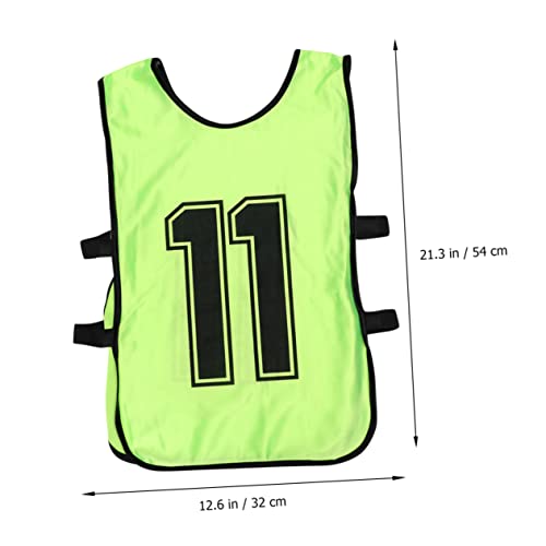 Toddmomy 6pcs Children's Jersey Football Jersey Kids Sleeveless Jersey Team Practice Vest Basketball Apparel - Image 3