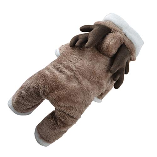 ULTECHNOVO Natal CÃ£o Roupas LÃ£ Eik Traje Com Capuz Animal de EstimaÃ§Ã£o Casaco de Malha Com Capuz