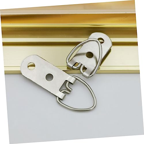 Image of ARTIBETTER 50pcs Heavy Duty D- Picture Frame Hangers Robust Hanging Hardware for Photos Art Decorations for Home Office Gallery Use Versatile Wall Mounting