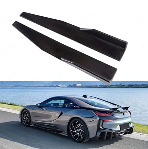 Image of 2PC /Set 75cm Side Skirt Splitter Rocker Splitters Diffuser Winglet Wings Bumper Kit Side Bumper Lip Splitter Bumper Splitter Spoiler Universal for All Cars Stylish