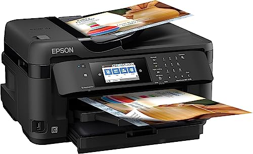 WorkForce WF-7710 Wireless Wide-format Color Inkjet Printer with Copy, Scan, Fax, Wi-Fi Direct and Ethernet, Amazon Dash Replenishment Ready