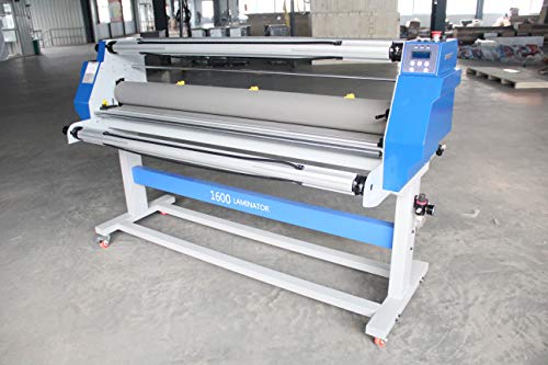 Us Stock 60" Full -Auto Wide Format Large Cold Roll Laminator Machine Automatic Take Up Low Temp Roll Laminating Machine Heat Assistance 110V For Office School Use #TOP6