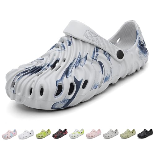 Foam Treadmill Sneakers & Beach Slippers Women & Men M-Grey