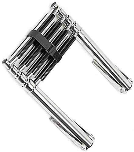 East kay 4 Step Stainless Steel Telescoping Folding Boat Dock Ladder for Boat Yacht Dock