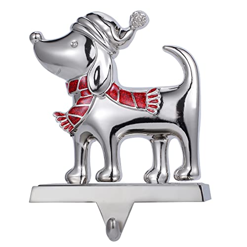 Dog Stocking Holder for Mantel Dog Christmas Stocking Holder for Fireplace Christmas Stocking Hangers for Mantel Stocking Hooks for Fireplace Stocking Holders for Christmas Dog Stocking Holder
