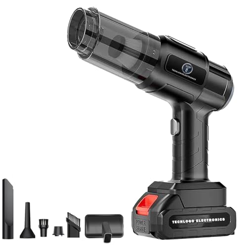 Image of Handheld Vacuum Cleaner with 3 Attachments & Blower for Wet & Dry Cleaning for Home /Office /Car /Keyboard /Travel /Sofa /Office (4 in 1 Vaccume)
