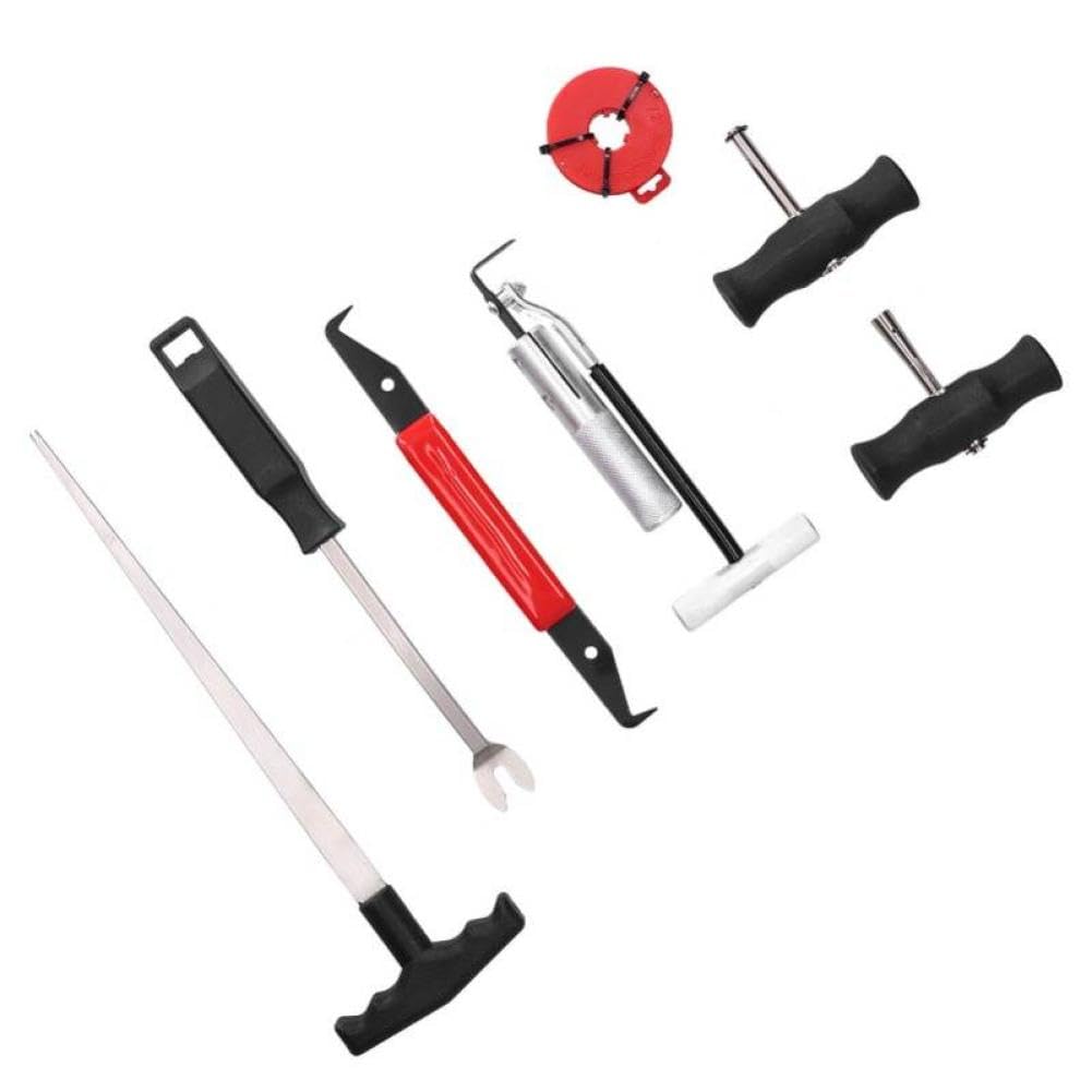 Kit di rimozione del Parabrezza Taglierina Adesiva Strumenti per la rimozione del Vetro del Vento 7 Pezzi compatibili con autocarri Leggeri