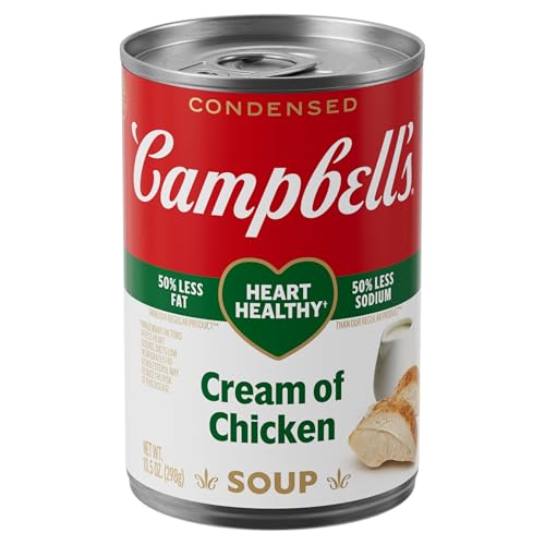Image of Campbell's Condensed Heart Healthy Cream of Chicken Soup, 10.5 oz Can