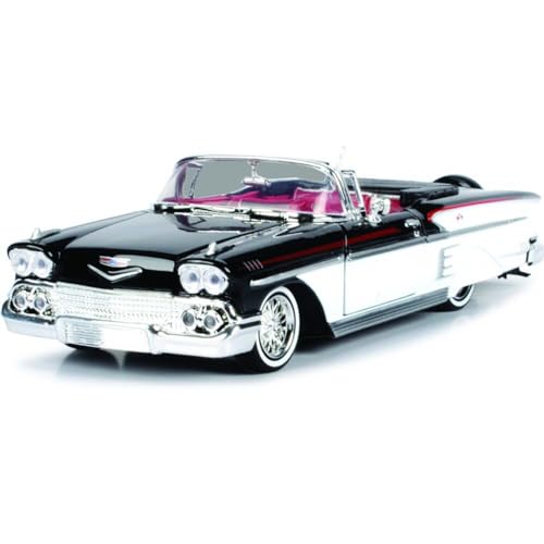 Modelo a escala 1:24 Chevy Impala Convertible 1958 miniatura 4