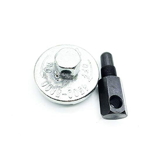 Vogueing Tool Kupplungsentfernungswerkzeug, 1 Stück, 14 mm, Kolbenstopper, Kettensäge, Kupplung, Schwungrad, Demontage von Werkzeug, silberfarben