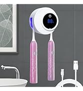 Toothbrush Sterilizer, Wall Mounted Toothbrush Holder, Electric Toothbrush Cleaner for Bathroom, ...
