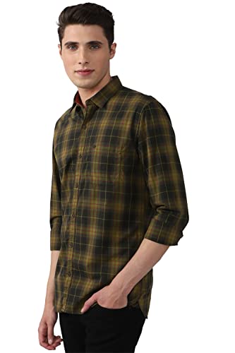 Image of Peter England Men's Cotton Slim Fit Shirt